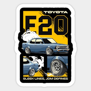 Corolla E20 JDM Car Sticker